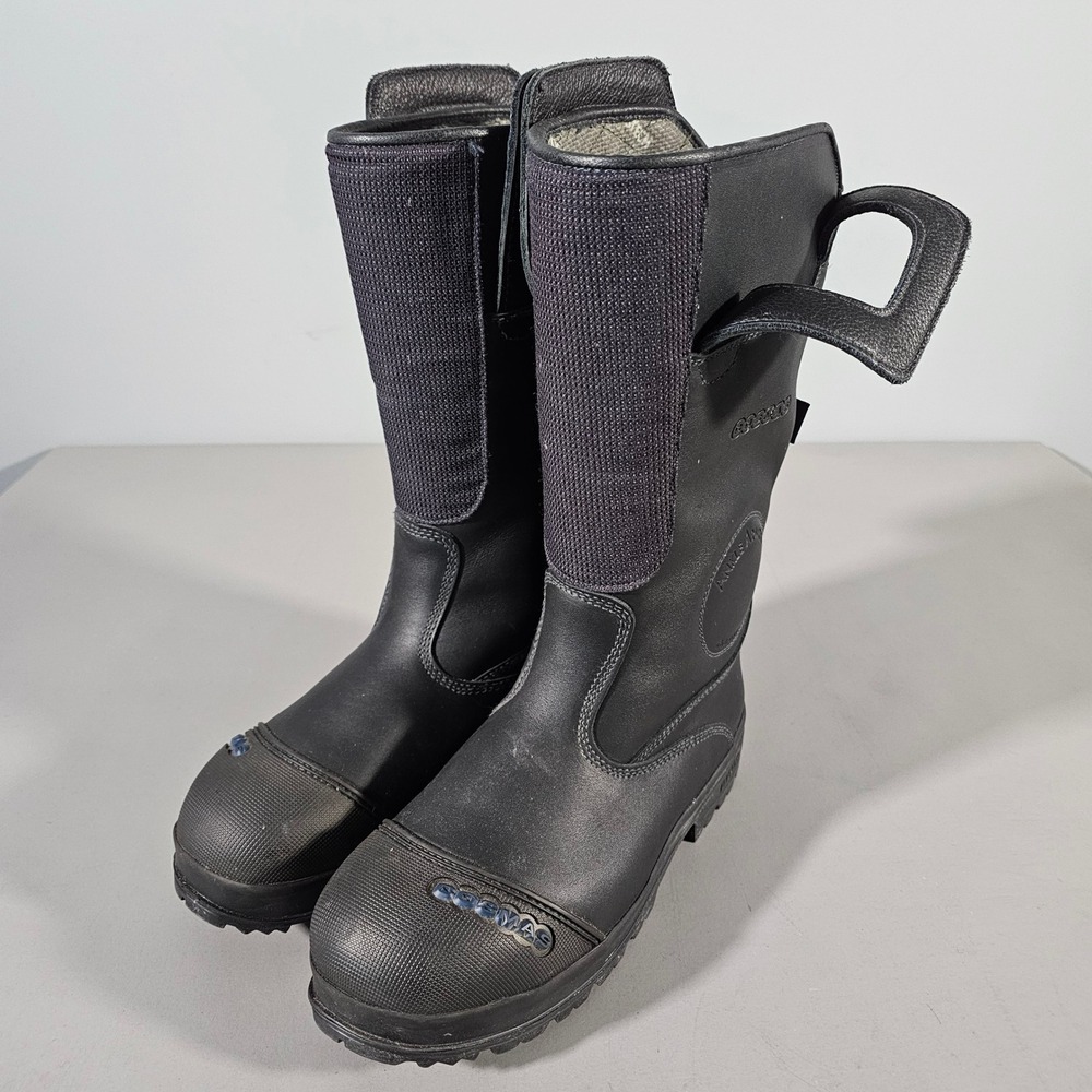 Cosmas Titan 8 X Firefighter Boots Mens 8X Black Leather Crosstech Structural